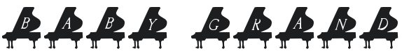 101! Baby Grand Font Preview