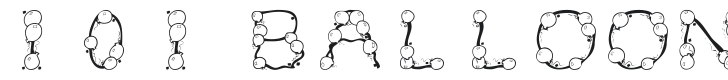 101! Balloonz Font Preview