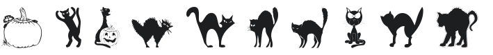101! Black Katz Font Preview