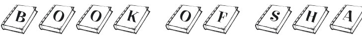 101! Book of Shadows Font Preview