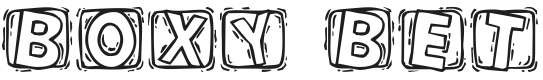101! Boxy 'Bet Font Preview