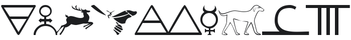 101! Celtic Astrologer Font Preview