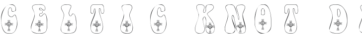 101! Celtic Knot Deco Font Preview