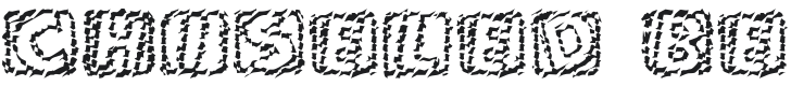101! Chiseled 'Bet Font Preview