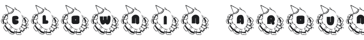 101! Clownin' Around Font Preview
