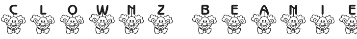 101! Clownz Beanie Font Preview