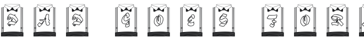 101! Dad Goes Formal Font Preview