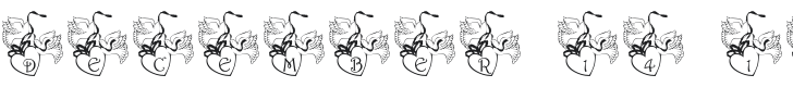 101! December 14 1991 Font Preview