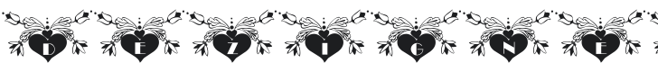 101! Dezigner Heartz Font Preview