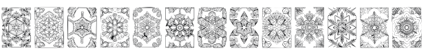 101! Dezigner SnowFlakez Font Preview