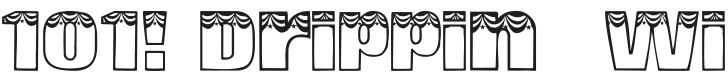 101! Drippin' With Patriotism Font Preview