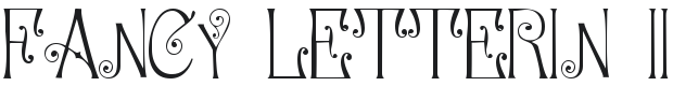 101! Fancy Letterin' II Font Preview