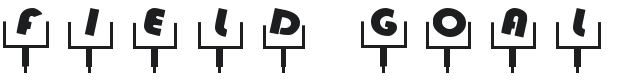 101! Field Goal Font Preview