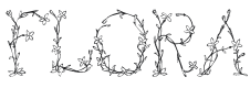 101! Flora Font Preview