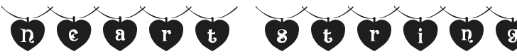 101! Heart Stringz Font Preview