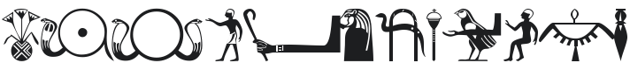 101! Hieroglyphix IV Font Preview