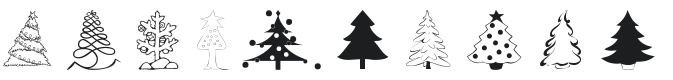 101! HollyDay Treez Font Preview