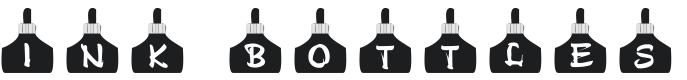 101! Ink Bottles Font Preview
