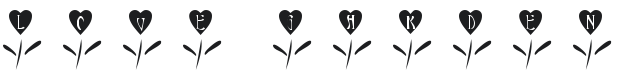 101! Love Garden Font Preview