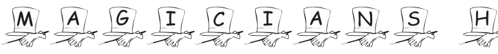 101! Magician's Hat Font Preview