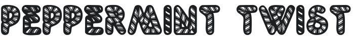 101! Peppermint Twist Font Preview