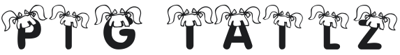 101! Pig Tailz Font Preview