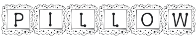 101! Pillow Font Preview