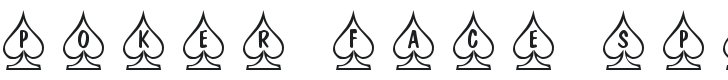 101! Poker Face SpadeZ Font Preview