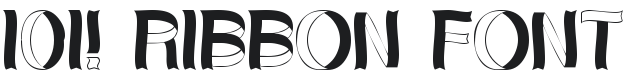 101! Ribbon Font Preview