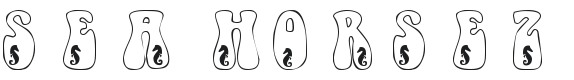 101! Sea Horsez Font Preview