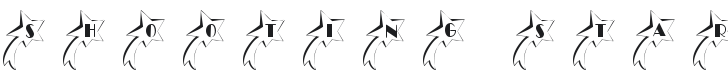 101! Shooting Starz Font Preview