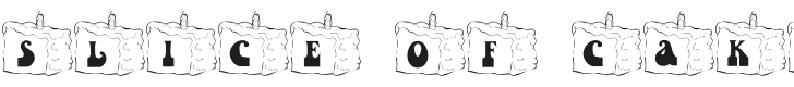 101! Slice of Cake Font Preview