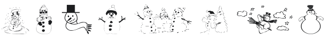 101! SnowFolk Font Preview