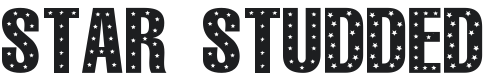 101! Star Studded Font Preview
