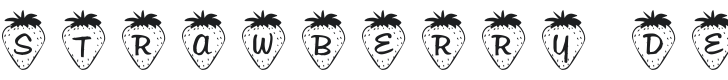 101! Strawberry Delight Font Preview
