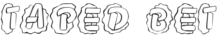 101! Taped 'Bet Font Preview