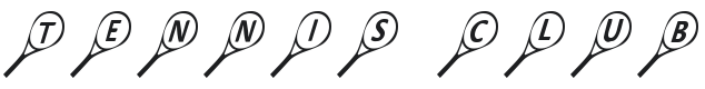 101! Tennis Club Font Preview