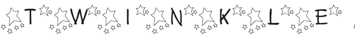 101! Twinkle Twinkle Lit'l Font Preview