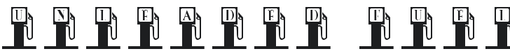 101! Unleaded Fuel Only Font Preview