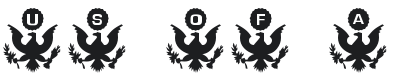 101! US of A Font Preview
