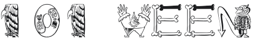 101! 'Ween Font Preview