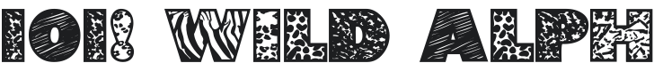 101! Wild Alpha Font Preview