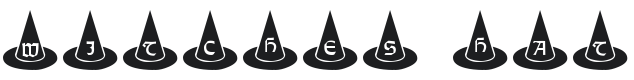 101! Witches Hat Font Preview
