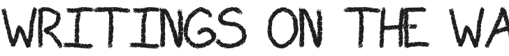 101! Writing's on the Wall Font Preview