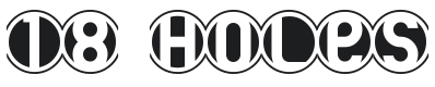 18 Holes BRK Font Preview