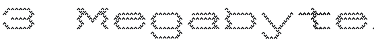 3 Megabytes Font Preview