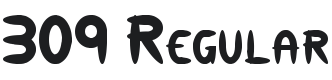 309 Font Preview