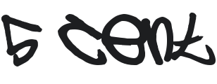 5 cent Font Preview