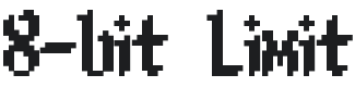 8-bit Limit (BRK) Font Preview