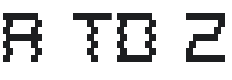 A to Z Font Preview